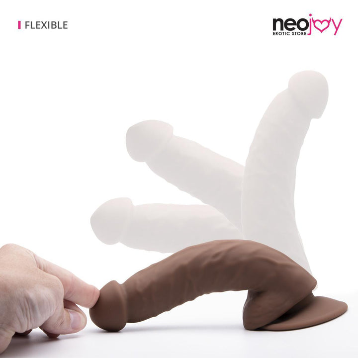 Neojoy Curved Stimulating Brown Dildo | Best Sex Toys for Women - Sub 1