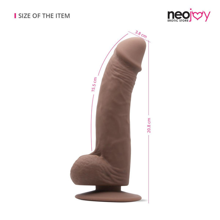 Neojoy - Mr. Dickdo Silicon Dildo Realstic Dildo With Suction Cup - 20.8cm - 8.2 inch