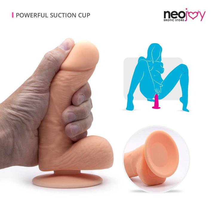 5 inch Silicon Dildo Sex Toy | Suction Cup Realistic Dildo | Neojoy - Use