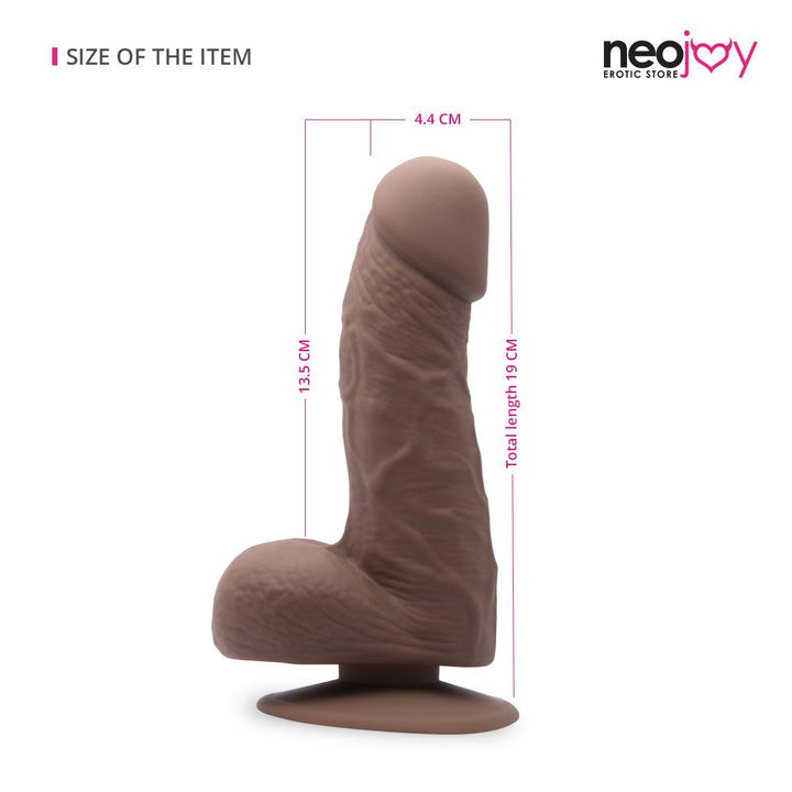 Fill-me up Sex Toy | Suction Cup Silicone Realistic Dildo | Neojoy - Size
