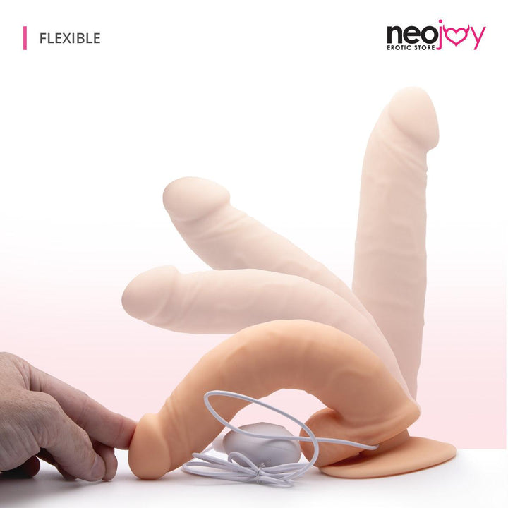 Neojoy Silicon Flesh Ultra Realistic Dildo with  Suction Cup 17.5cm -6.8 inch Dildos - lucidtoys.com Dildo vibrator sex toy love doll