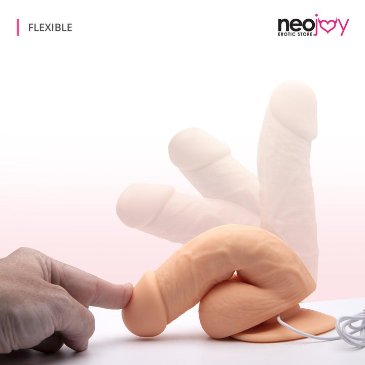 Neojoy Hungry Boy Silicon Flesh Realistic Dildo with Suction Cup 18.5cm - Lucidtoys