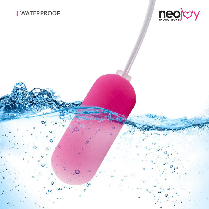 Neojoy Vibrating Bullet Clitoral Vibrator 10-Speed Functions Soft ABS - Pink - Lucidtoys