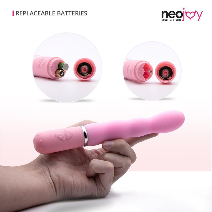 Neojoy - Smooth Vibes G-spot Dildo (Pink) - lucidtoys.com