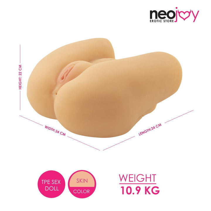 Neojoy Fanny Girl Sex Doll TPE with Realistic Vagina & Ass - Large 10.9Kg - Lucidtoys