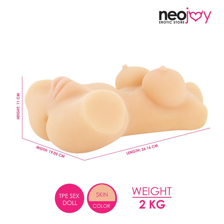 Neojoy Candy Cummin Realistic Sex Doll with Ass & Pussy TPE Flesh - Small 2Kg - Lucidtoys