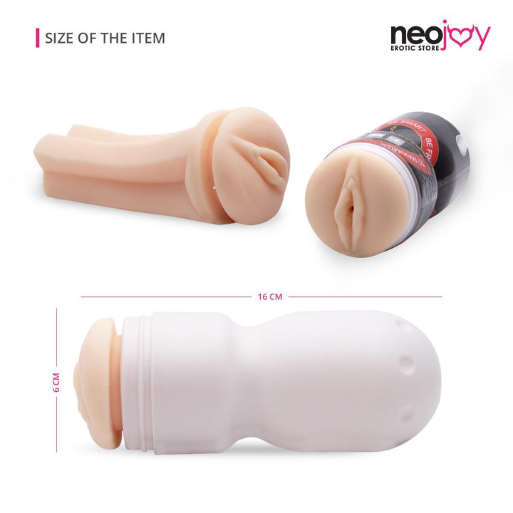 Neojoy Flexy Cup-Stroker TPE Realistic Vagina - Flesh - 15cm Hand Masturbators - lucidtoys.com Dildo vibrator sex toy love doll