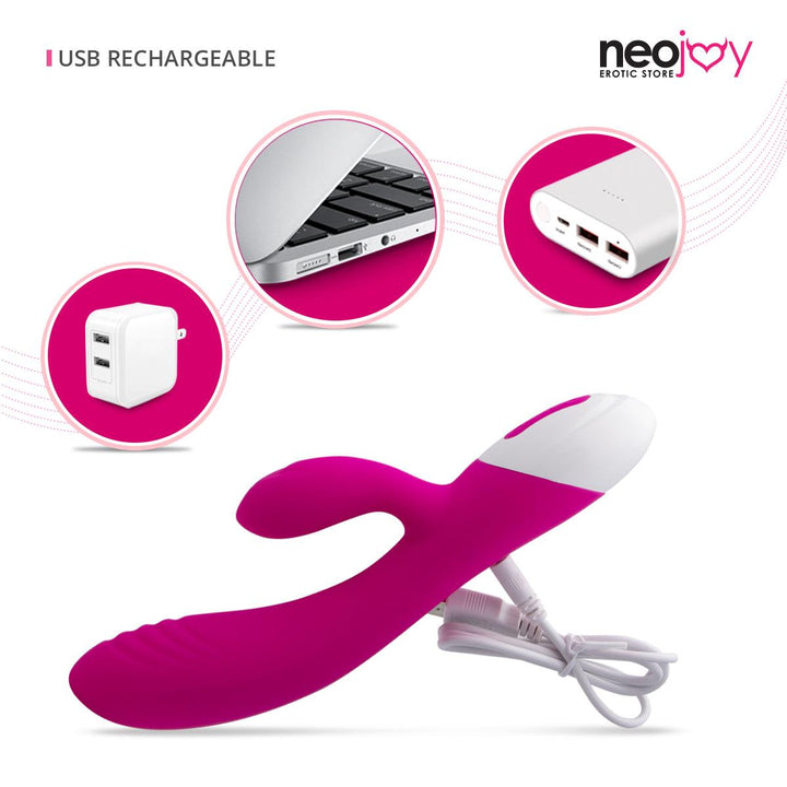 Love Rabbit Vibrator | USB Rechargeable | Sex Toys | Neojoy-sub 1