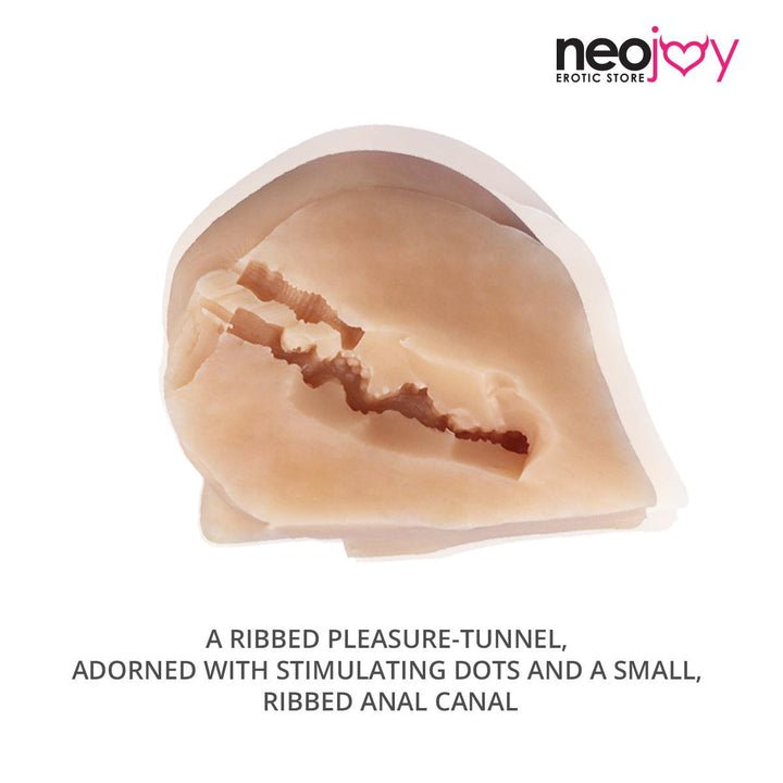 Neojoy Sex Doll TPE Realistic Vibrating Vagina & Ass Male Masturbator - Small 3.1kg - Lucidtoys