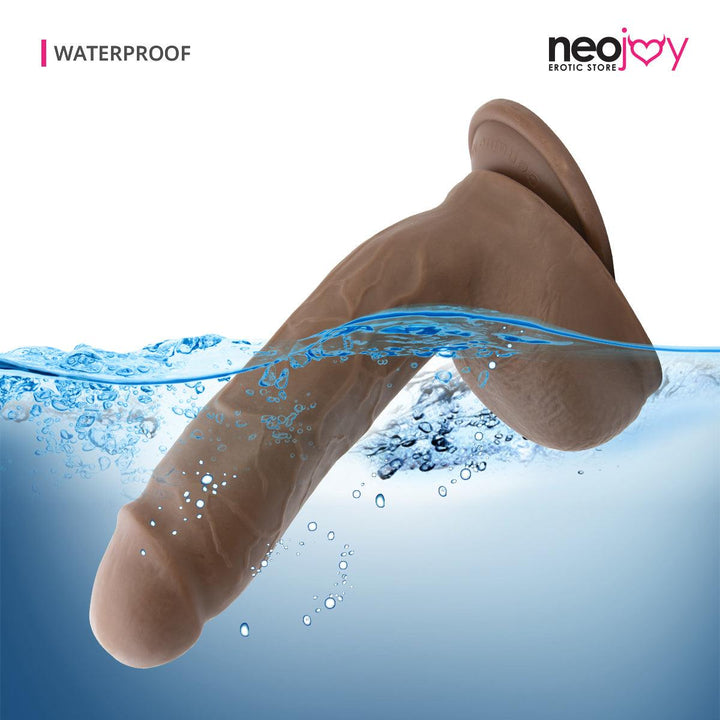 Neojoy - Dangerous Lover - Realistic Dildo With Strong Suction Cup And Balls - Lifelike Penetration - 23cm - 9.1 inch - Lucidtoys