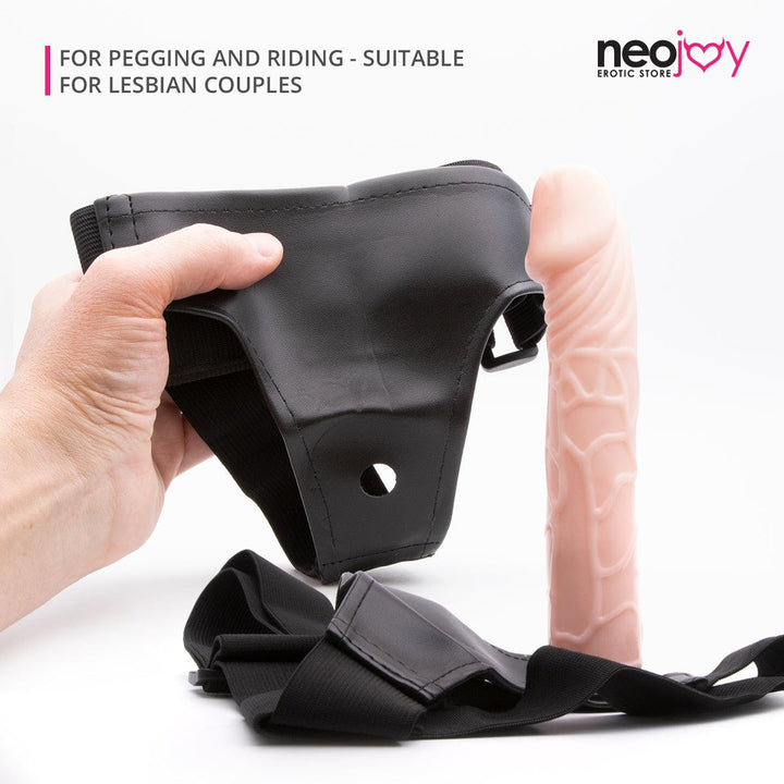 Neojoy - Perfect Partner - Realistic Dildo Strap-On Harness - 20cm â€“ 7.87 inch - Lucidtoys