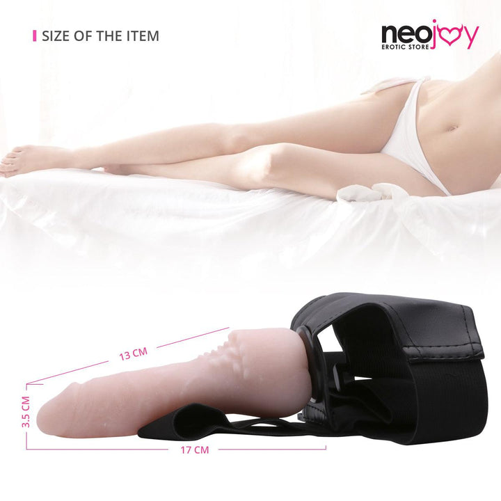 Neojoy - Dong Harness - Realistic Dildo Strap-On Harness - 17cm - 6.7 inch - Lucidtoys