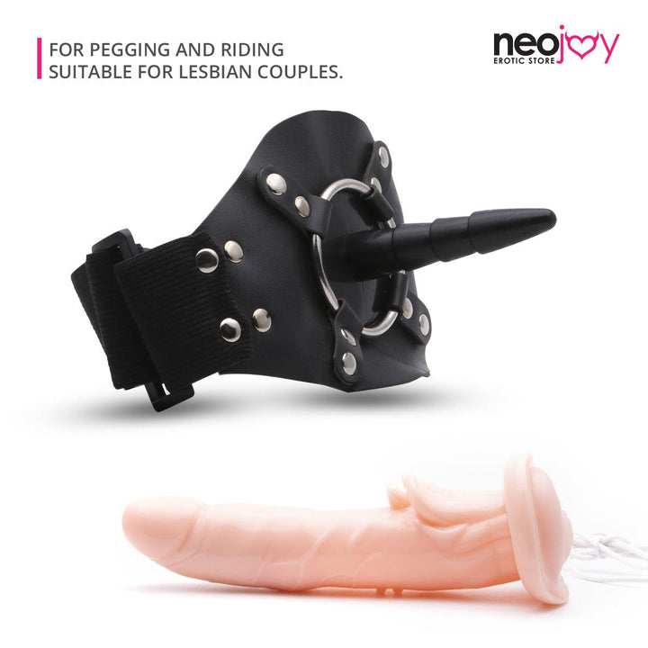 Neojoy - Advanced Harness - Realistic Dildo Strap-On Leg Harness - 17cm - 6.7 inch - Lucidtoys