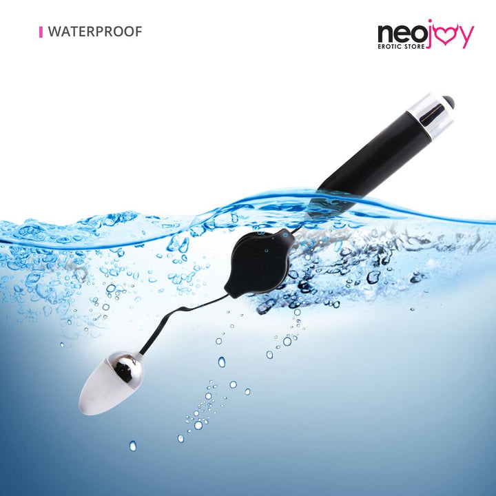 Neojoy Small Bullet - Remote Controlled Bullet Vibrator - Clitoral Anal Vaginal Stimulation - Spring-back Wire Adult Sex Toy - Lucidtoys