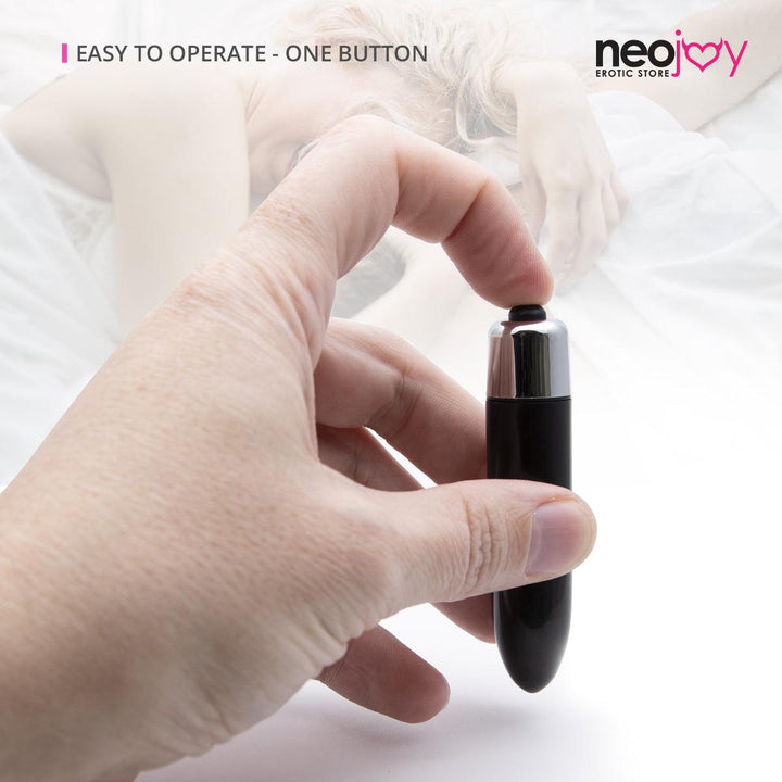 Neojoy Mini Vibe Bullet - Classic Vibrating Bullet - Clitoral Anal Vaginal Sex Toy for Beginners - Travel-Friendly Adult Toy - Lucidtoys