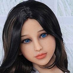 Neodoll Racy Miki Head - Sex Doll Head - M16 Compatible - Tan - Lucidtoys