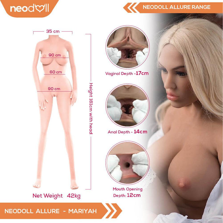 Neodoll Allure Mariyah - Realistic Sex Doll -161cm - Lucidtoys