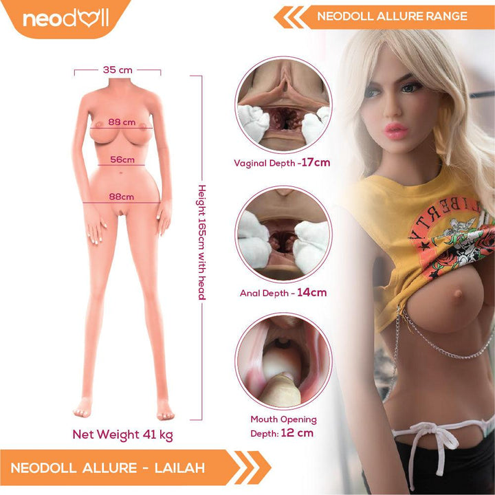 Neodoll Allure Lailah - Realistic Sex Doll -165cm - Lucidtoys