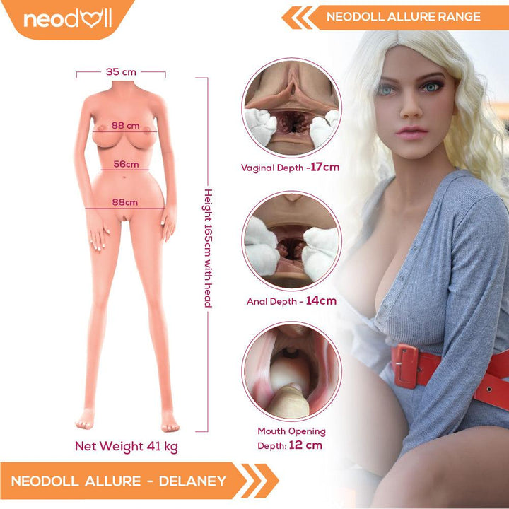 Neodoll Allure Delaney - Realistic Sex Doll -165cm - Lucidtoys