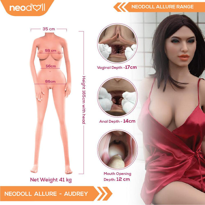 Neodoll Allure Audrey - Realistic Sex Doll -165cm - Lucidtoys