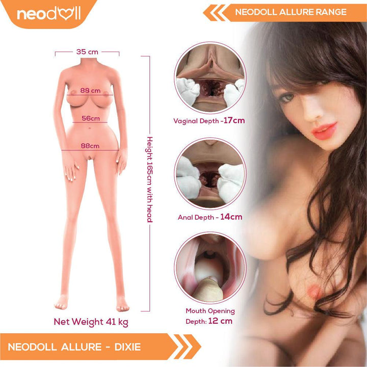 Neodoll Allure Dixie - Realistic Sex Doll -165cm - Lucidtoys