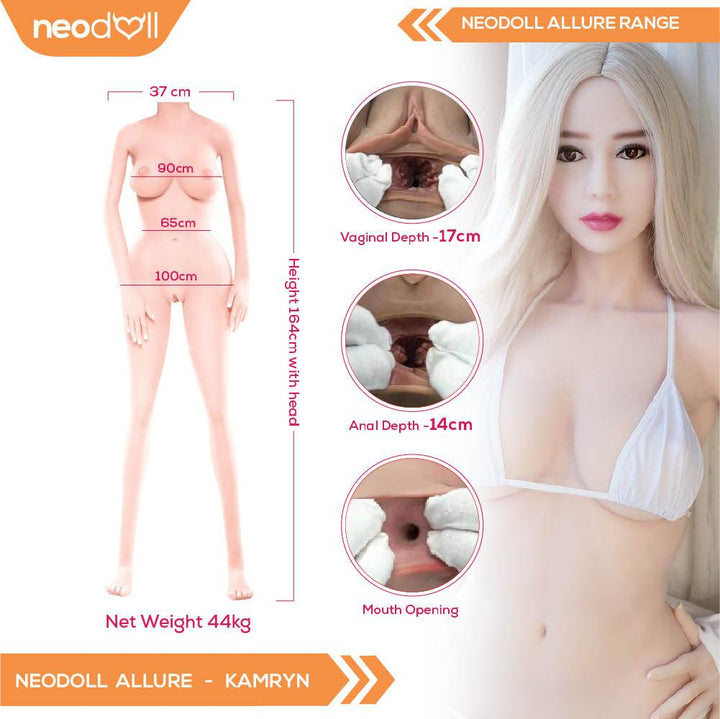 Neodoll Allure Kamryn - Realistic Sex Doll -164cm - Lucidtoys