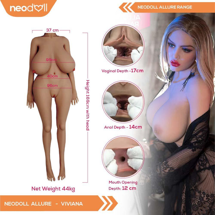 Neodoll Allure Viviana - Realistic Sex Doll -168cm - Lucidtoys