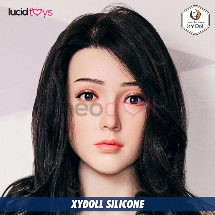 XYDoll - Xia - Silicone Sex Doll Head - M16 Compatible - Natural - Lucidtoys