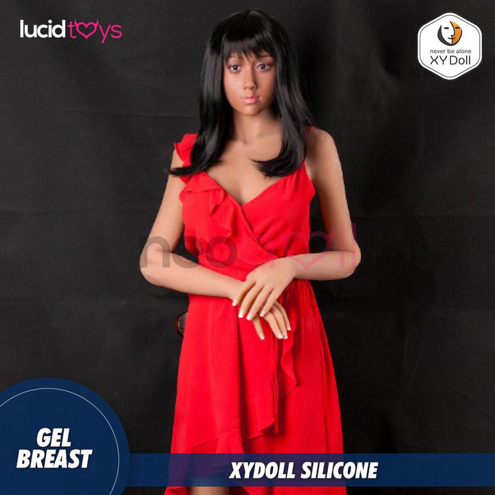 XYDoll - Leila - Silicone TPE Hybrid Sex Doll - Gel Breast - 170cm - Tan - Lucidtoys