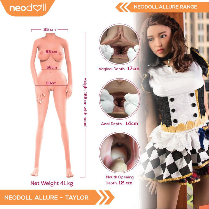 Neodoll Allure Taylor - Realistic Sex Doll -165cm - Tan - Lucidtoys