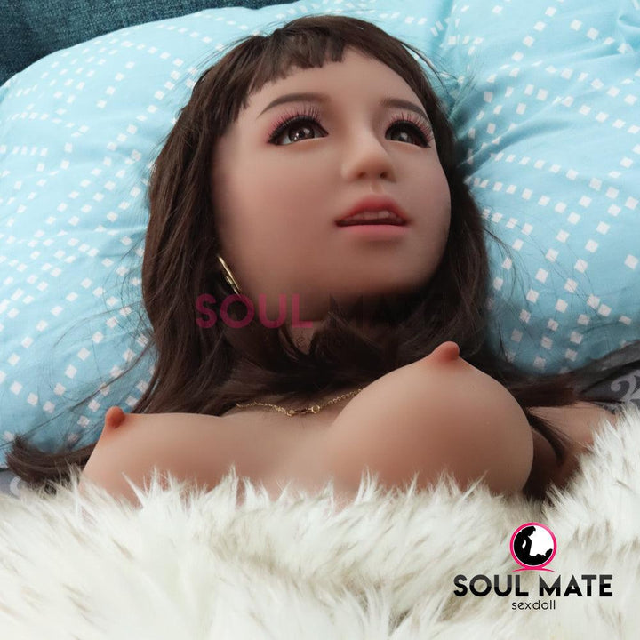 SoulMate Dolls - Kayla Head With Sex Doll Torso - Light Brown - Lucidtoys
