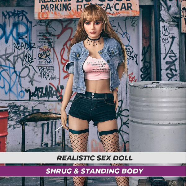 Neodoll Racy Julia - Realistic Sex Doll - 163cm - Light Brown - Lucidtoys