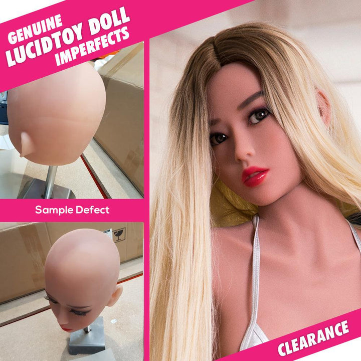 Clearance item RF144 - Firedoll Sex Doll Head - Light Tan - Lucidtoys