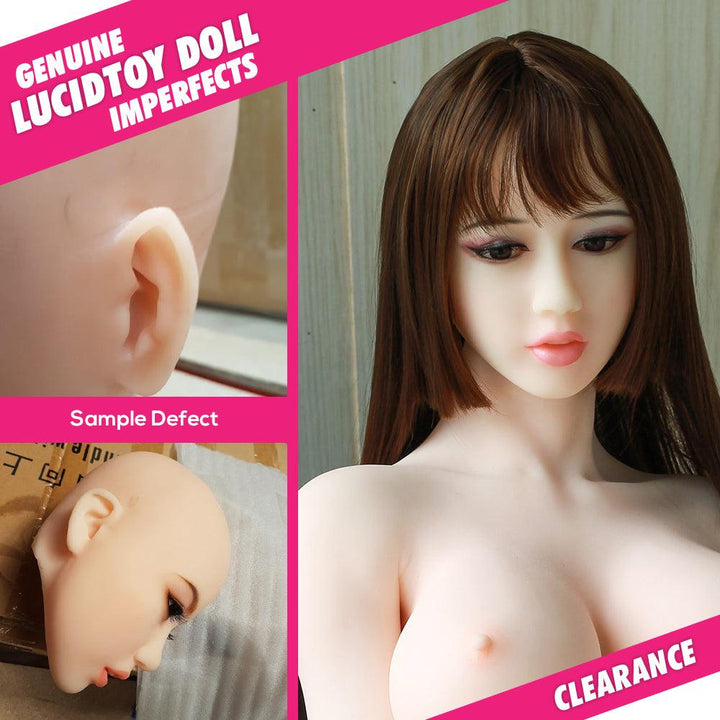 Clearance item RF141 - Firedoll Sex Doll Head - Light Tan - Lucidtoys