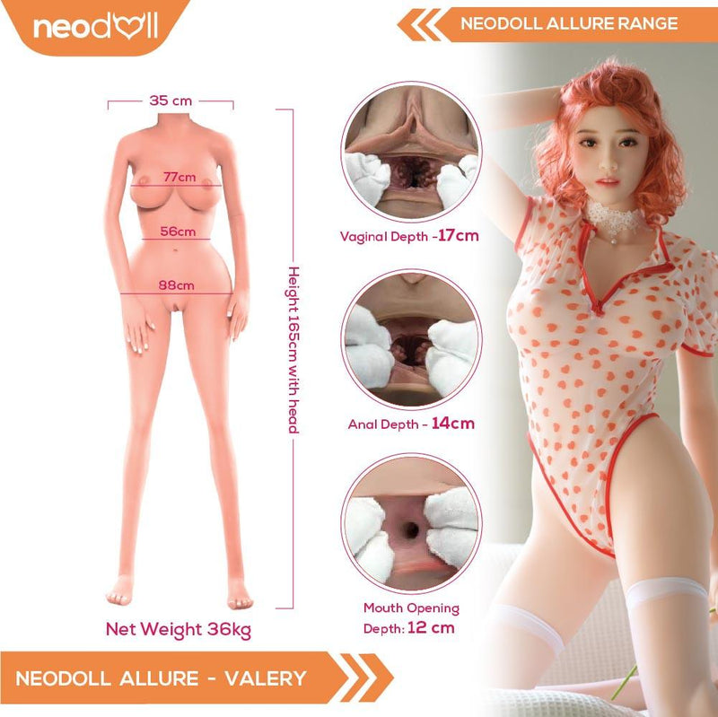 Neodoll Allure Valery - Realistic Sex Doll - 165cm - Tan video