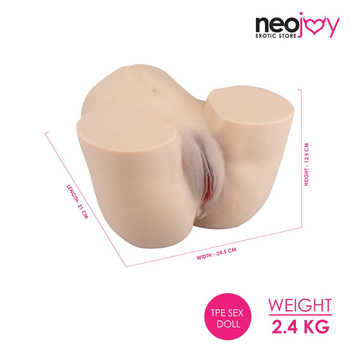 Neojoy Doll TPE with Realistic Ass & Pussy - Flesh White - 2.4Kg - Lucidtoys
