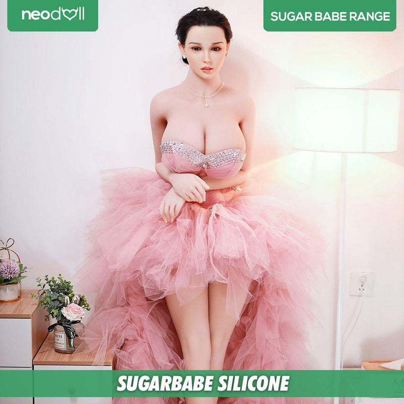 Neodoll Sugar Babe - Lauren - Silicone TPE Hybrid Sex Doll - Uterus - 157cm - Natural video