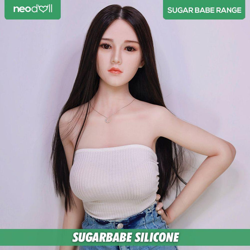 Neodoll Sugar Babe - Christal - Silicone TPE Hybrid Sex Doll - Uterus - 157cm - Natural video