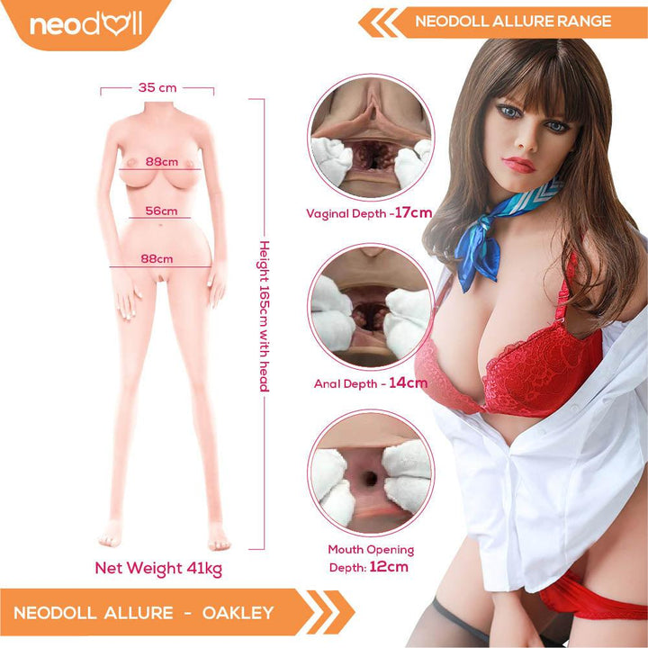 Neodoll Allure Oakley - Realistic Sex Doll - 165cm - Natural - Lucidtoys