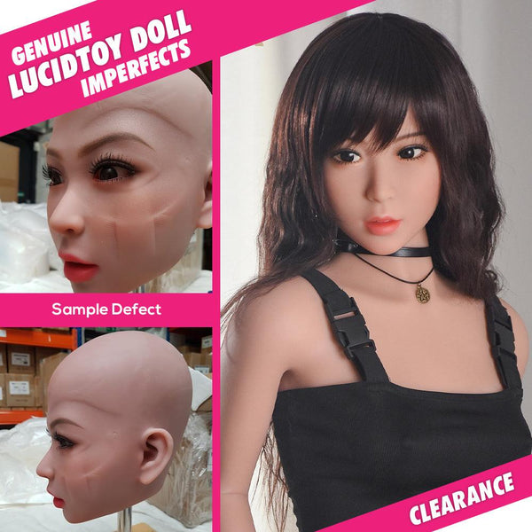 Clearance item RF184 - Zelex Sex Doll Head - Brown - Lucidtoys