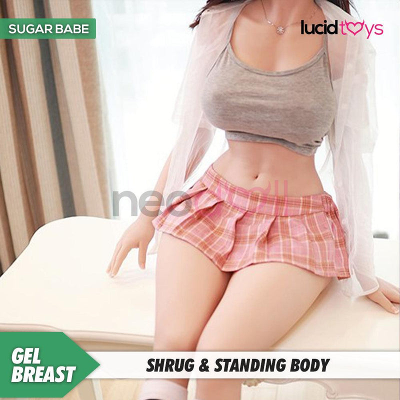 Neodoll Sugar Babe Emerson - Sex Doll Body - Gel Breast - 157cm - Natural video