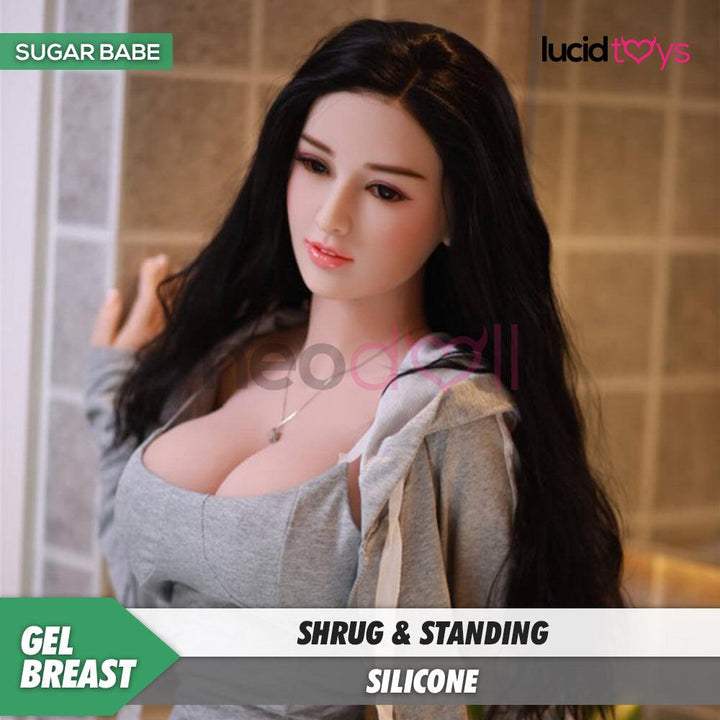 Neodoll Sugar Babe - Alexandra - Silicone TPE Hybrid Sex Doll - 161cm - Silicone Colour - Lucidtoys