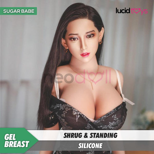 Neodoll Sugar Babe - Raelynn - Silicone TPE Hybrid Sex Doll - Gel Breast - Uterus -171cm- Silicone Colour - Lucidtoys