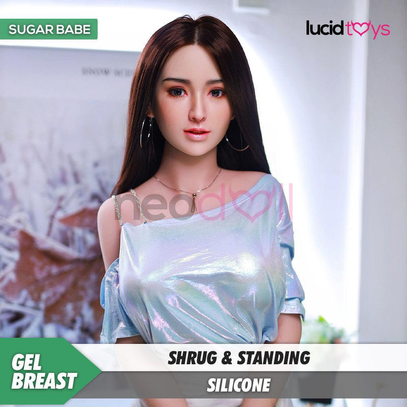 Neodoll Sugar Babe - Isabelle - Silicone TPE Hybrid Sex Doll - Uterus - Gel Breast - 161cm - Silicone Colour video