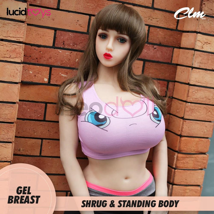 Climax Doll - Kendall - Realistic Sex Doll - Gel Breast - Fat Body - 160cm - White - Lucidtoys