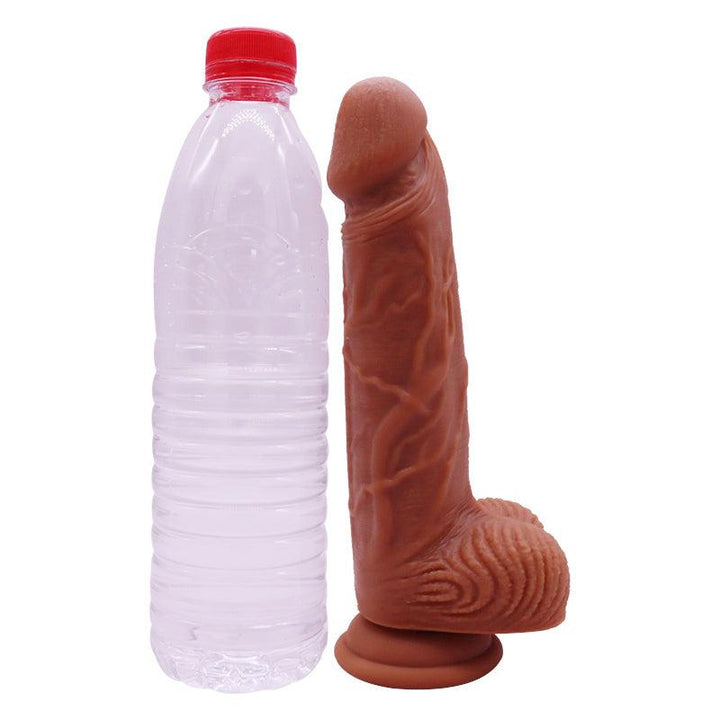 Neojoy - Realstic Silicone Dildo With Suction Cup - 21.5cm - 327gm - Flesh - Lucidtoys