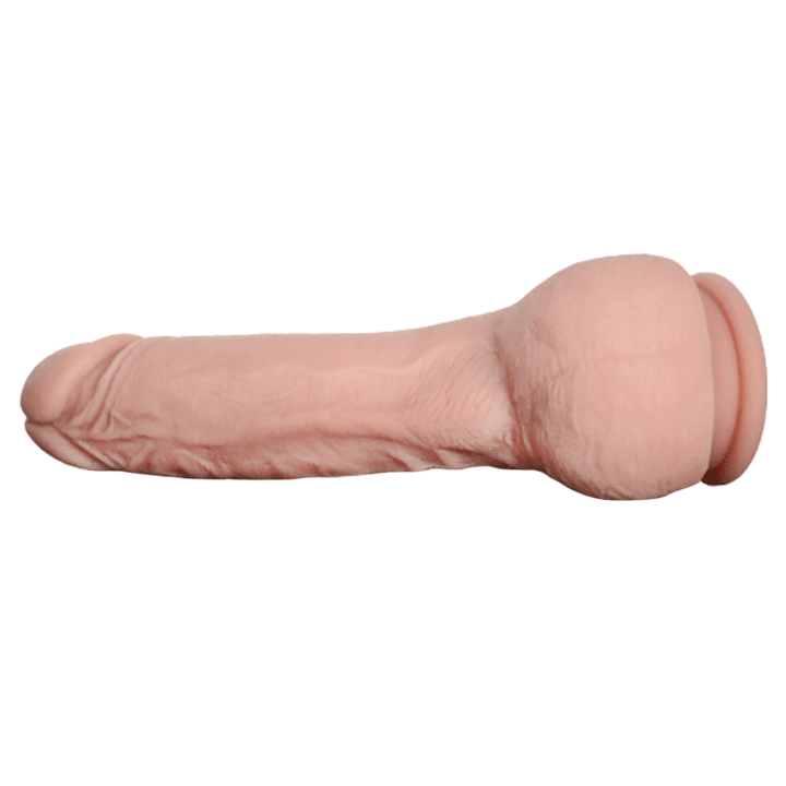 Neojoy - Realstic Silicone Dildo With Suction Cup - 20.5cm - 390gm - Flesh - Lucidtoys