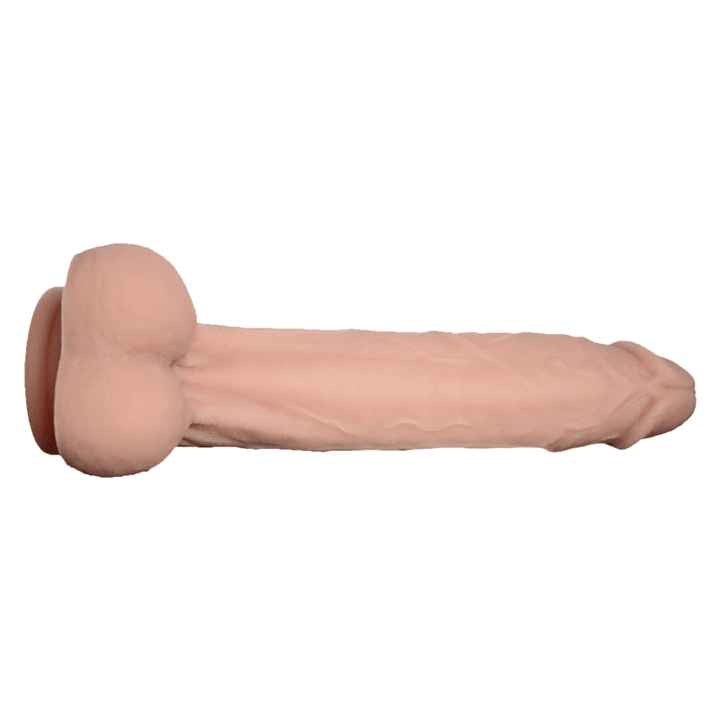 Neojoy - Realstic Silicone Dildo With Suction Cup - 22cm - 440gm - Flesh - Lucidtoys