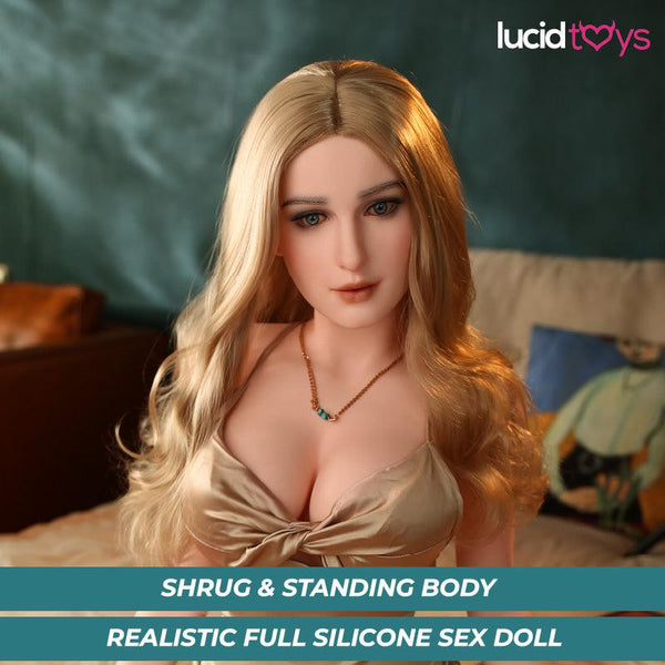 Youqdoll - Elora - Realistic Full Silicone Sex doll - 163cm - Natural - Lucidtoys