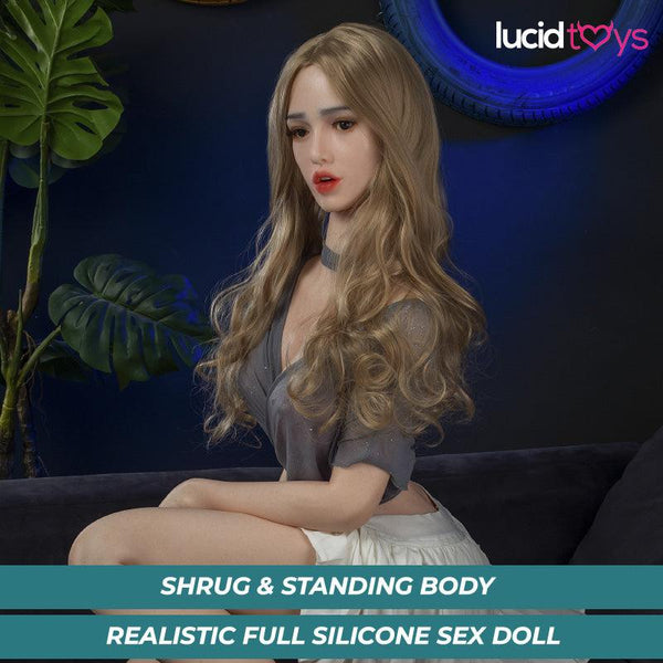 Youqdoll - Madalyn - Realistic Full Silicone Sex doll - 165cm - Natural - Lucidtoys